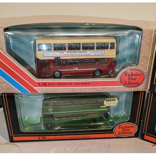 398 - 4 Boxed Efe Diecast Buses No'S 25505, 25507, 28902, 25603