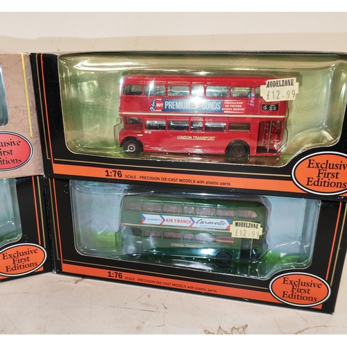 398 - 4 Boxed Efe Diecast Buses No'S 25505, 25507, 28902, 25603