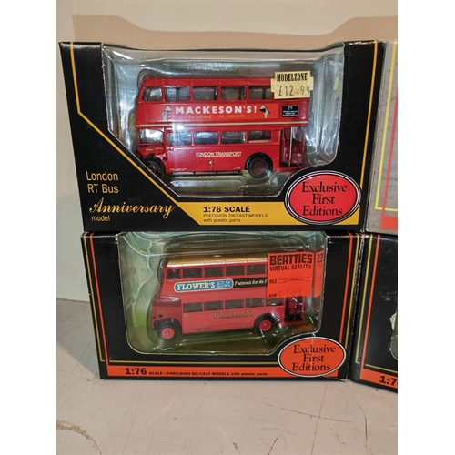 399 - 4 Boxed Efe Diecast Buses No'S 10130, 23310, 16405, 26401