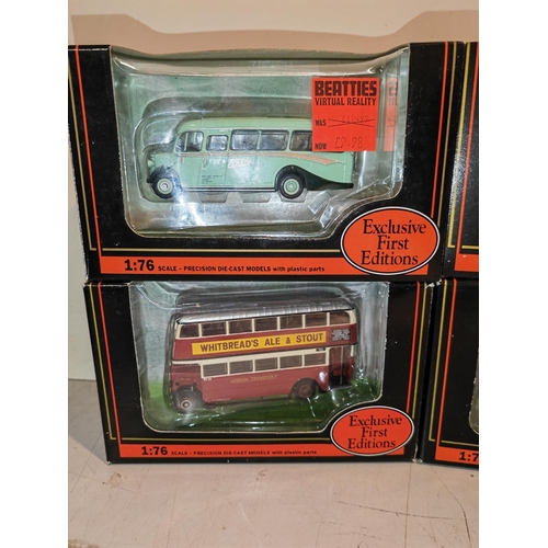 400 - 4 Boxed Efe Diecast Buses No'S 23311, 15910, 20122, 27801