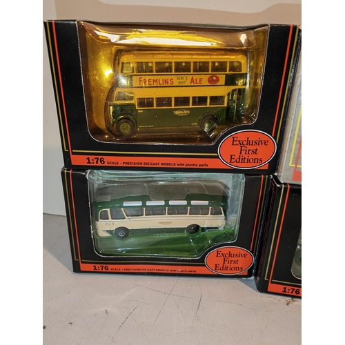 401 - 4 Boxed Efe Diecast Buses No'S 20904, 18408, 26501, 12113