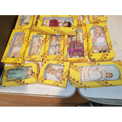 404 - Box Of Small Del Prado Dolls From Around The World In Boxes