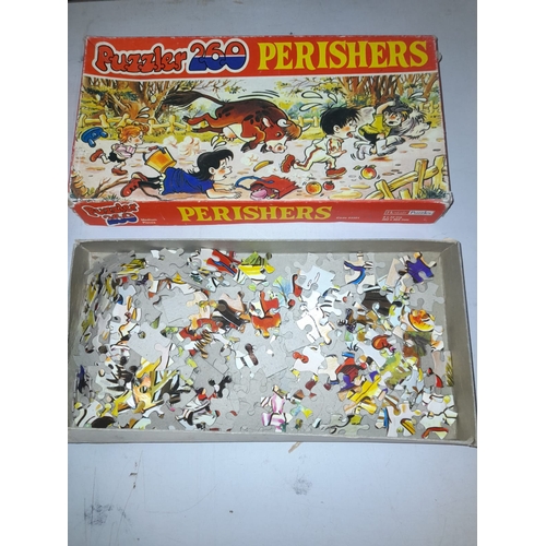 406 - 2 Vintage Children's Perisher Jigsaw Puzzles Unchecked