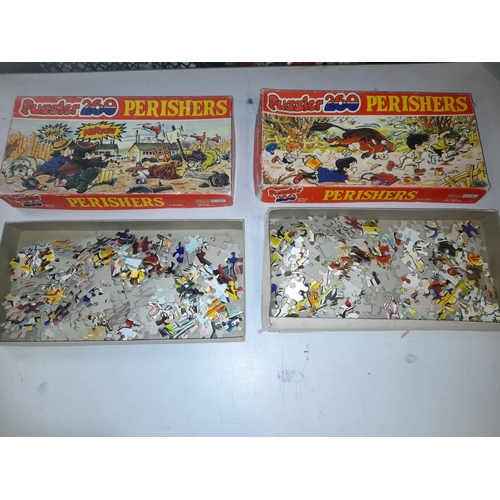 406 - 2 Vintage Children's Perisher Jigsaw Puzzles Unchecked