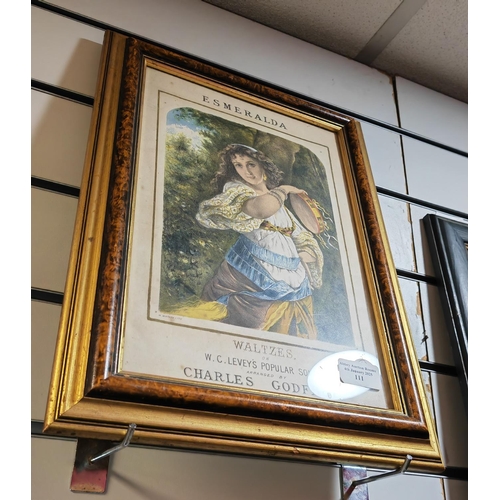 111 - Framed Print Of A Girl Called Esmerelda