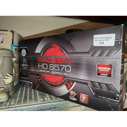 123 - Boxed Radeon Hd6570 Graphics Card