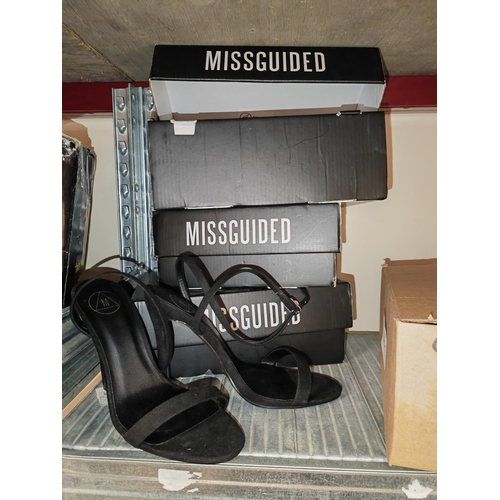 127 - 3 Pairs Of Misguided Stiletto Shoes Boxed Size Uk 5