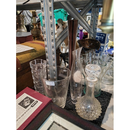 527 - Selection Of Glass Vases And Others