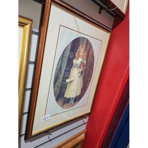 119 - 2 Framed Prints Of Young Girls