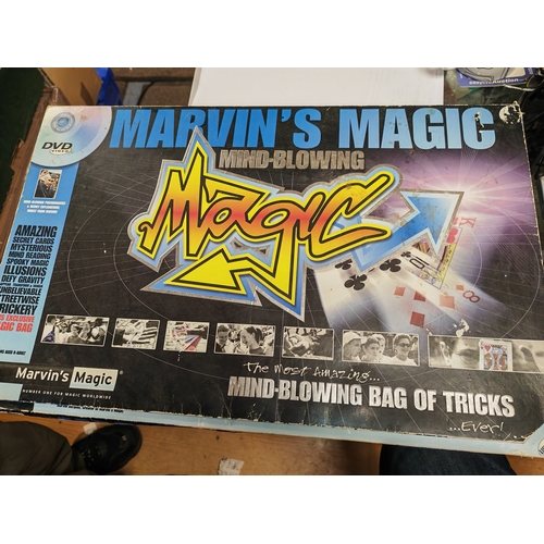 75 - 6 Board Games Plus A Marvin's Magic Set