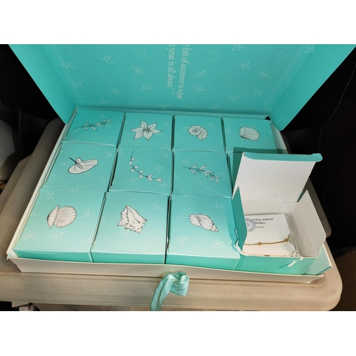 269 - Large Plastic Crate Of Dress Jewellery Plus A Box Set