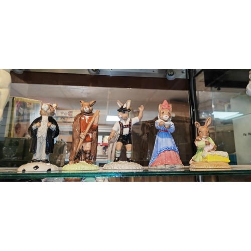 311 - 5 Royal Doulton Bunnykins Figurines