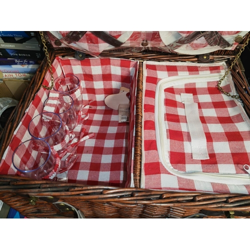 261 - Picnic Basket With Contents