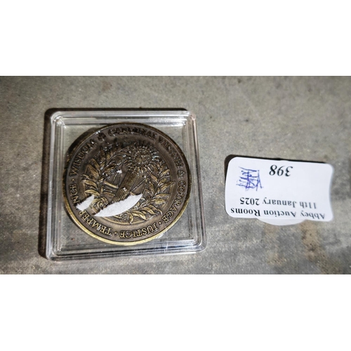 398 - Marcos Avrelius Antonius Coin In Case