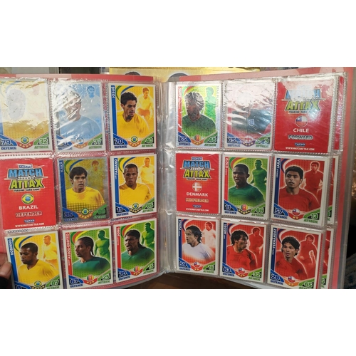 410 - 2 Albums Of Match Attax Cards Plus 2 Others