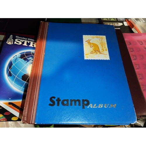 567 - Selection Of Stamp Albums, Presentation Packs Loose Stamps And Books