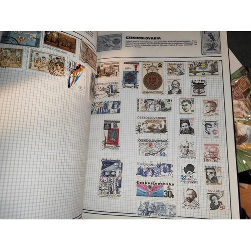 567 - Selection Of Stamp Albums, Presentation Packs Loose Stamps And Books