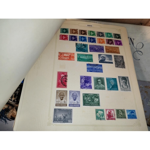 610 - Large Box Of Stamps Cover Etc