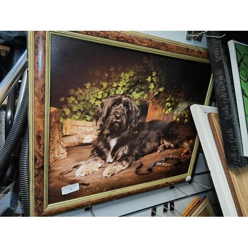 121 - Framed Print Of A Dog