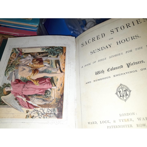 19 - Sacred Stories With Engravings On Woods