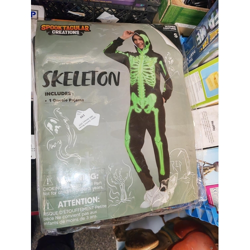 199 - Skeleton Costume In Packaging