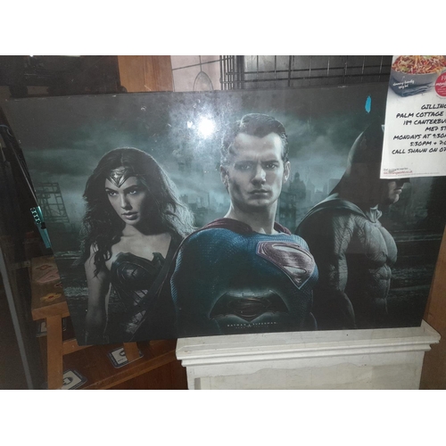 51 - Large Batman And Superman Canvas Print