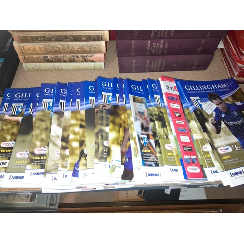 17 - Collection Of Gillingham Fc Programmes 2011/12 X 30