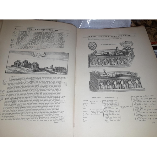 22 - Book Antiquities Warwickshire Part Birmingham & Aston By William Dugdale, 1891, Disbound No Spine, E... 