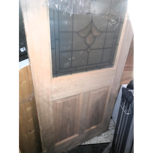 55 - Exterior Front Door With Glass Panel