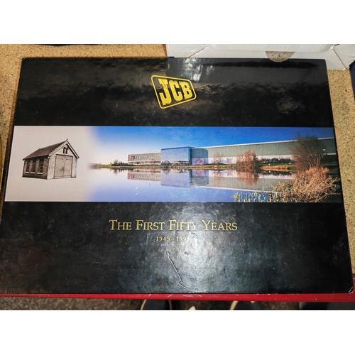 218 - Jcb The First Fifty Years Hardback Cover Book In Sleeve