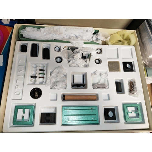 235 - Vintage Opti Kit Boxed + Phillips Construction Set