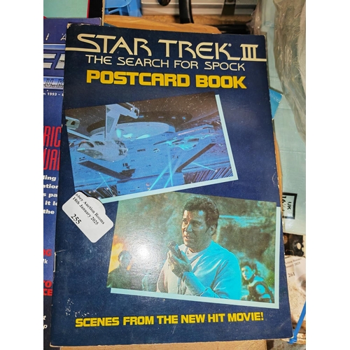 255 - Selection Of Star Trek Books And Model Ships