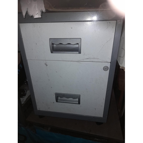 64 - 2 Drawer Metal Filing Drawer