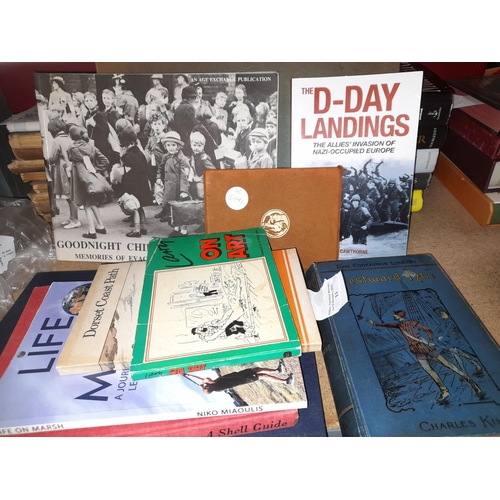 11 - Selection Of Books Including D-Day Landing, Dorset, Life On Mars, Shoes To Last Etc