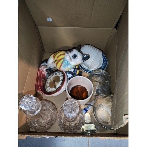 271 - Box Of China And Glassware