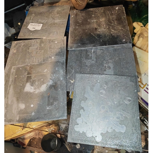 310 - Selection Of Printing Plates