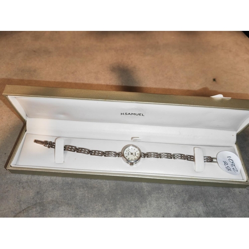 339 - Silver Ladies Sekonda Classique Watch In Box Needs Battery