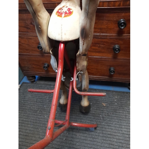 49 - Metal Mobo Range Rider Rocking Horse