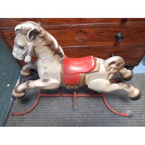 49 - Metal Mobo Range Rider Rocking Horse