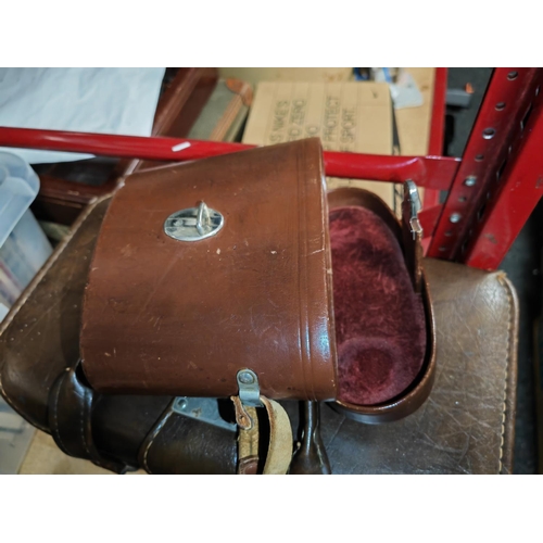 170 - Leatherette Camera Case And Binocular Case