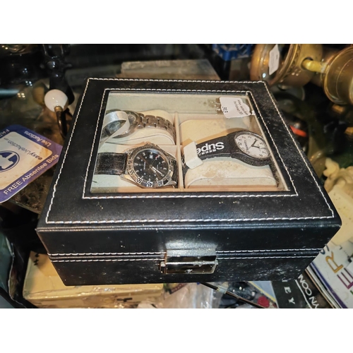 313 - Watch Box With Watches