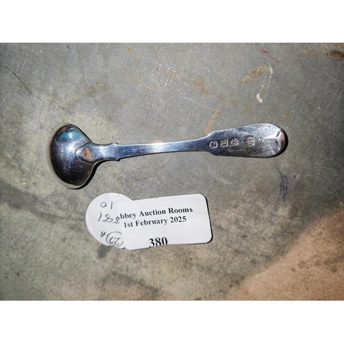 380 - Silver Mustard Spoon