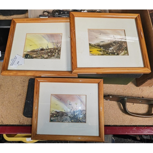 153 - 3 Small Framed Oil Paintings