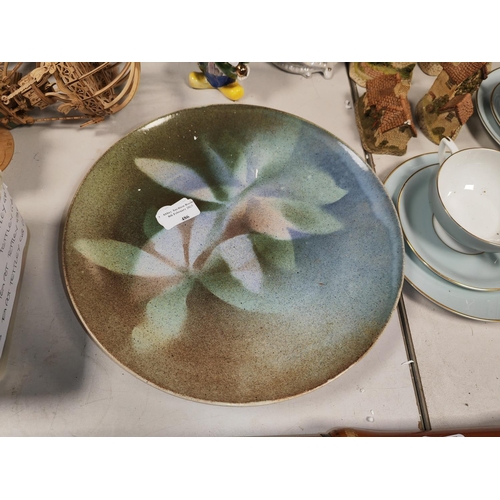 486 - Large Floral Patterned Plate