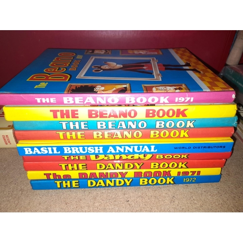 6 - Box Of Dandy And Beano Annuals