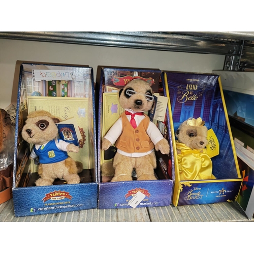 135 - 6 Meerkats Toys In Packaging