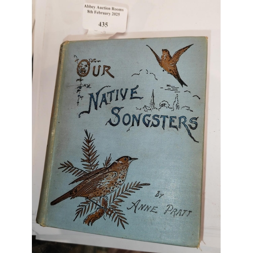 435 - Our Native Songsters Book Dated 1899