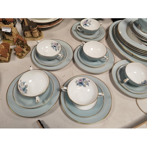 490 - Part Royal Worcester Woodland Patterned Dinner/Tea Set