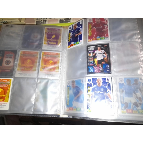 6 - Folder Of Match Attax Football Trading Cards