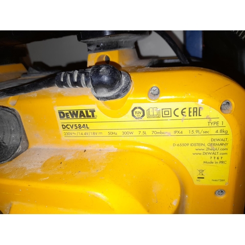 43 - Dewalt Industrial Hand Held Hoover Battery Powered Working No Accessories